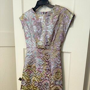 Cynthia Rowley metallic mod minidress - size 0